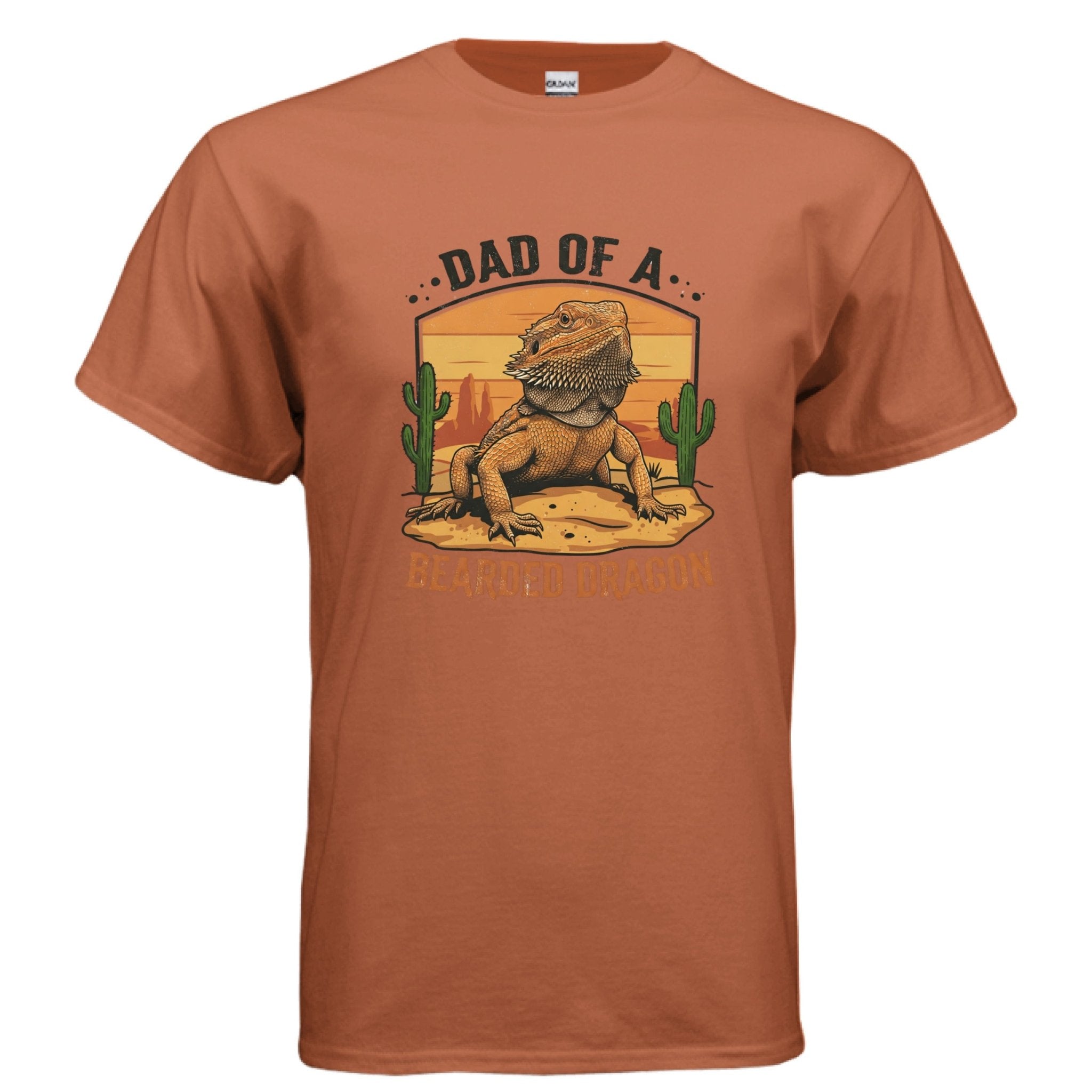 Dragon Dad Tee - Fun T-shirt for Fathers of Bearded Dragons - Red River Exotics
