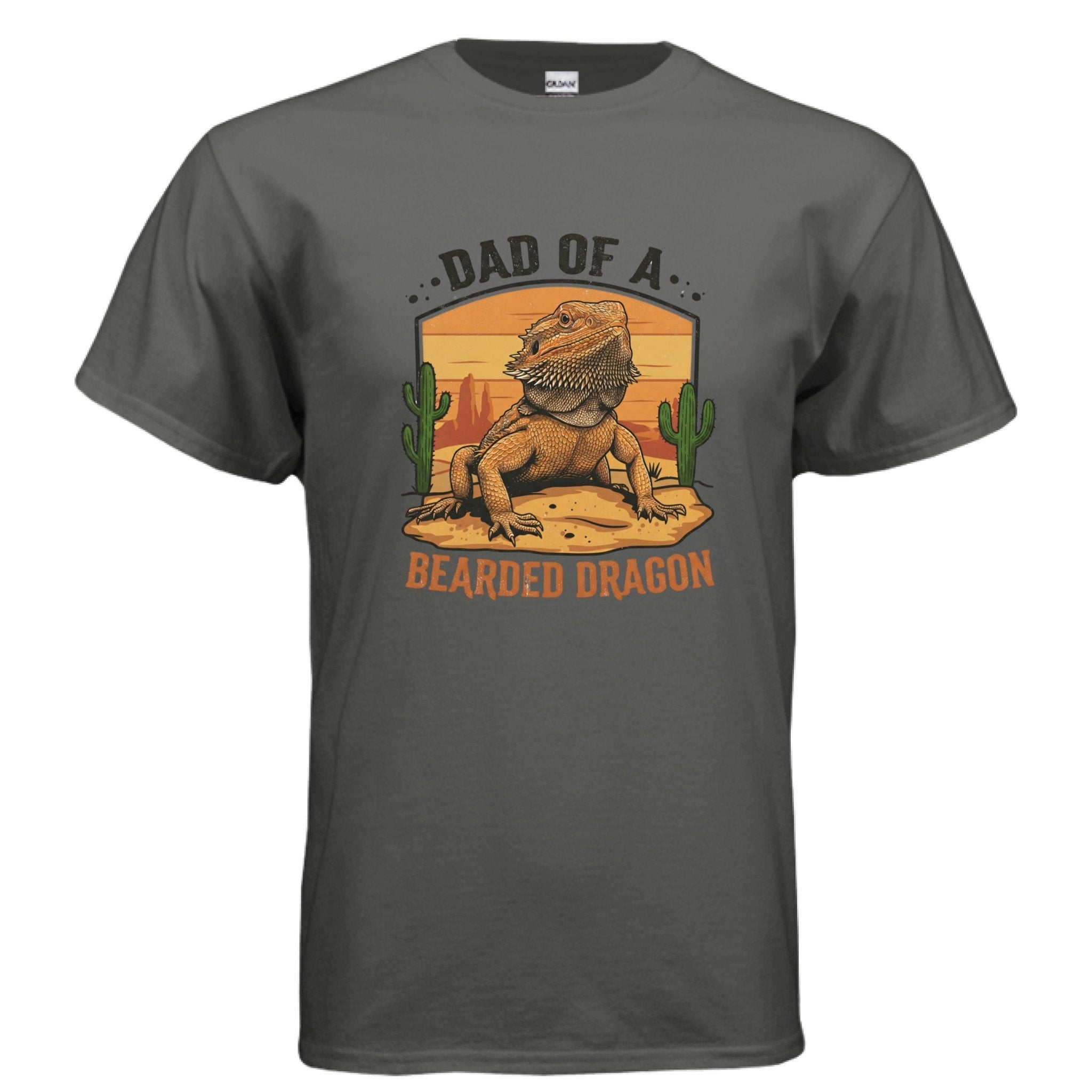 Dragon Dad Tee - Fun T-shirt for Fathers of Bearded Dragons - Red River Exotics