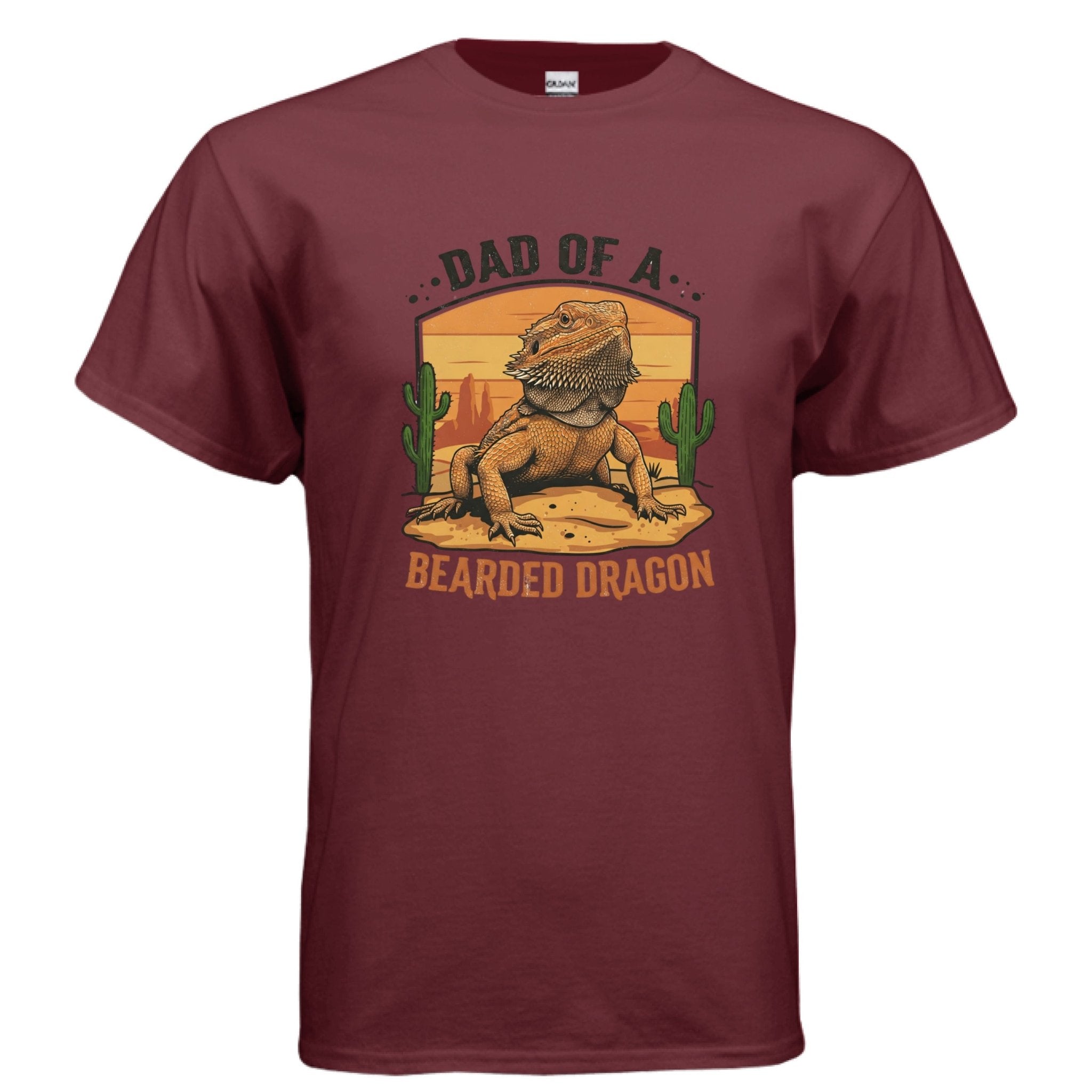Dragon Dad Tee - Fun T-shirt for Fathers of Bearded Dragons - Red River Exotics