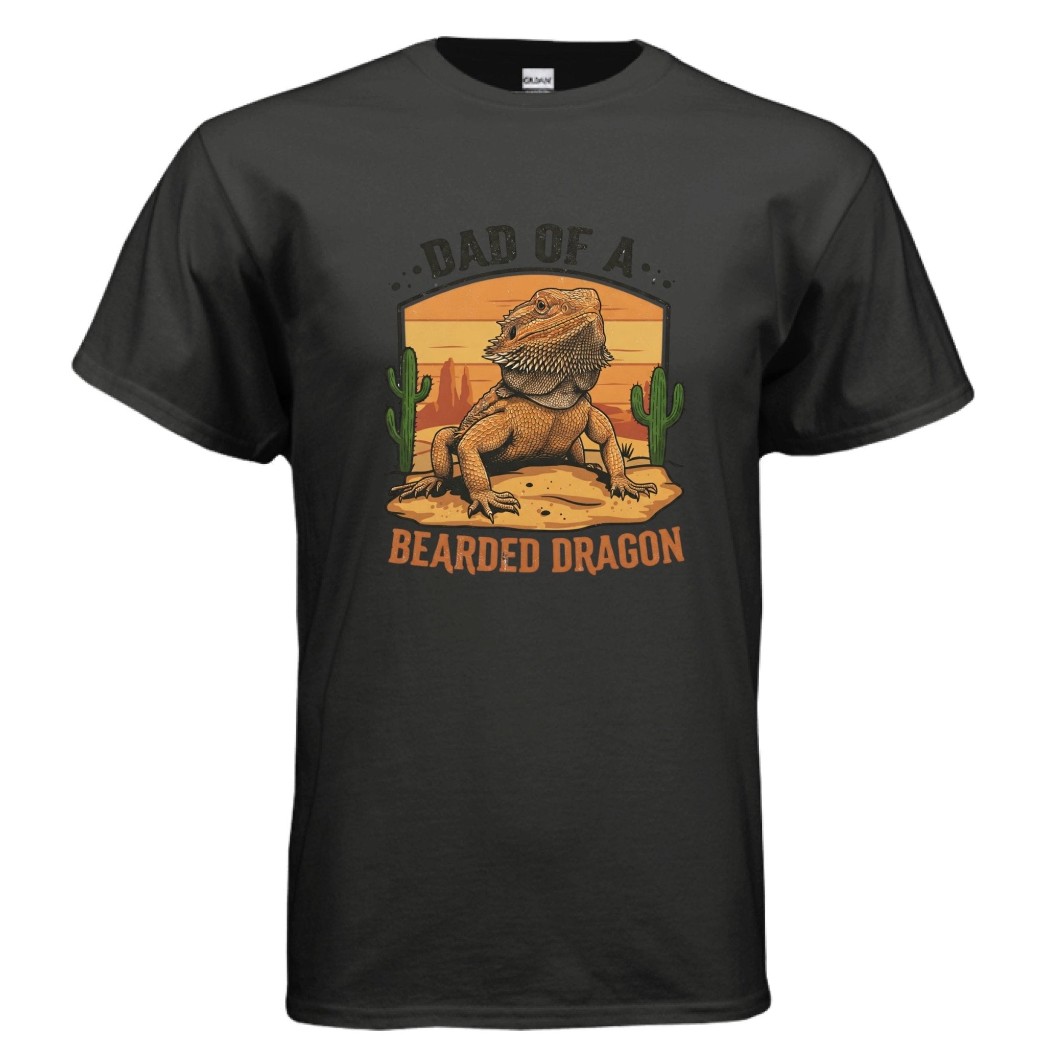 Dragon Dad Tee - Fun T-shirt for Fathers of Bearded Dragons - Red River Exotics