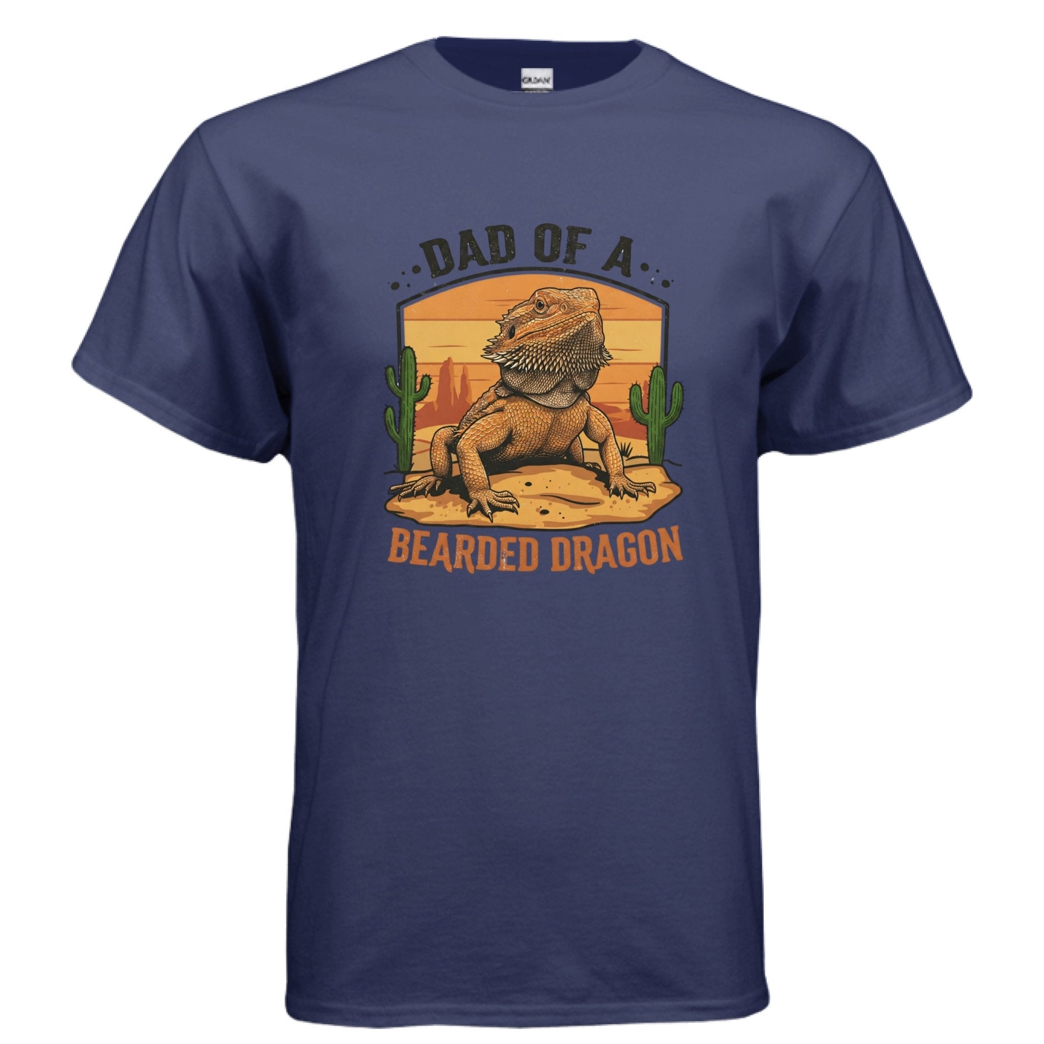 Dragon Dad Tee - Fun T-shirt for Fathers of Bearded Dragons - Red River Exotics