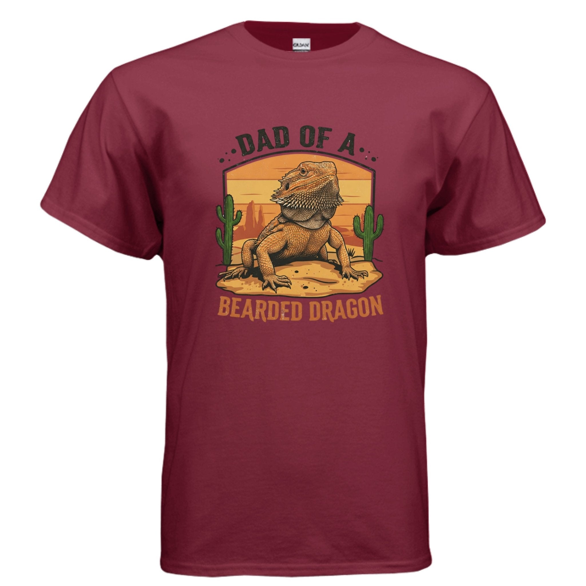 Dragon Dad Tee - Fun T-shirt for Fathers of Bearded Dragons - Red River Exotics