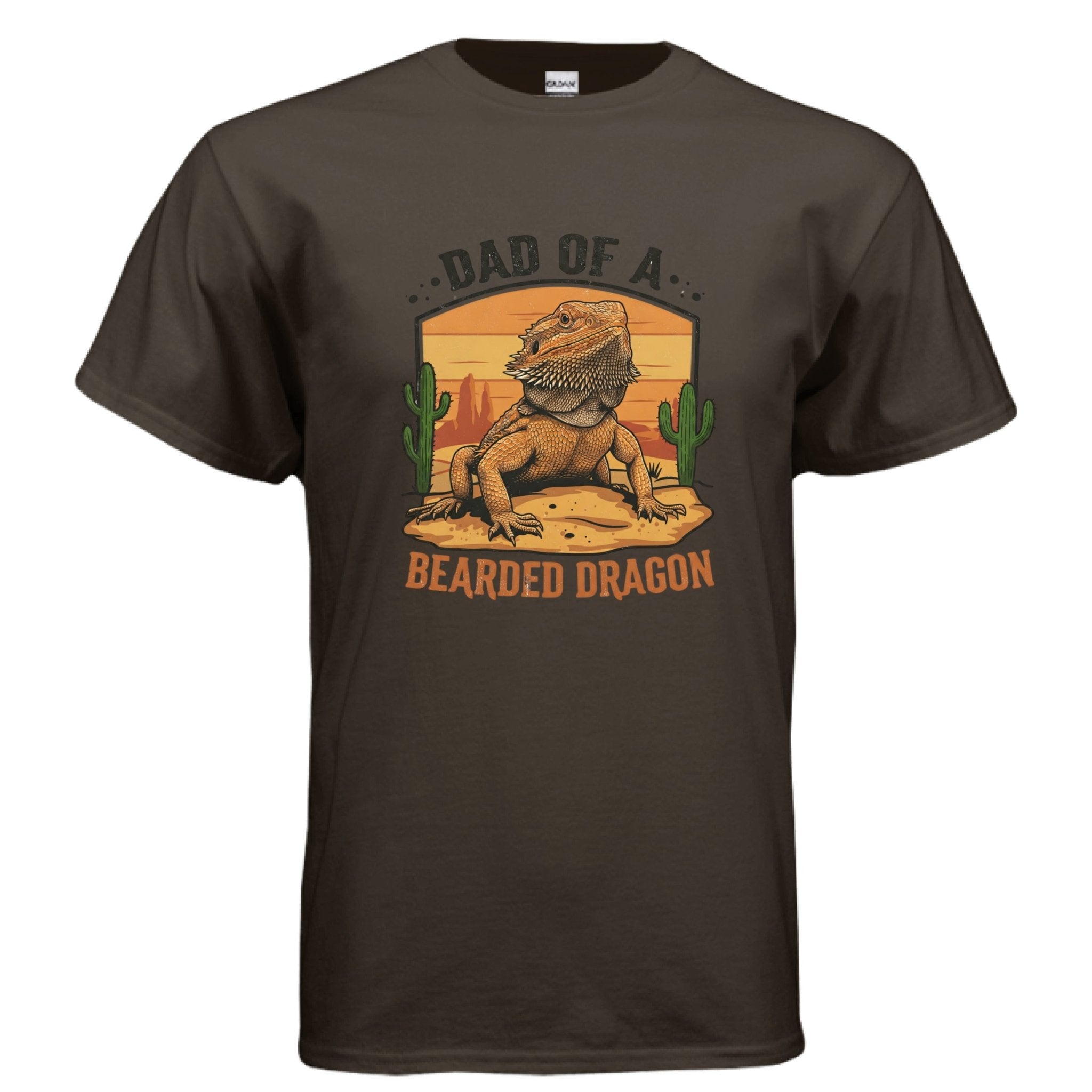 Dragon Dad Tee - Fun T-shirt for Fathers of Bearded Dragons - Red River Exotics