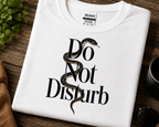 Silent Warning Snake T-Shirt | Minimalist Do Not Disturb Reptile Tee