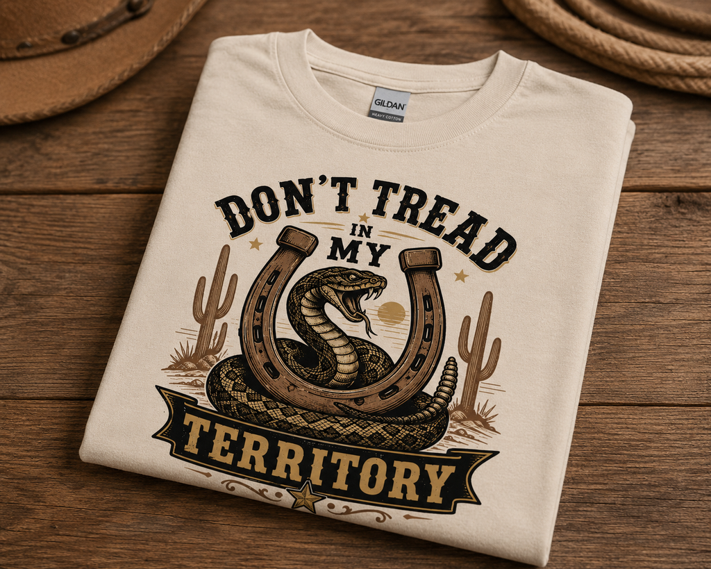 Dont Tread In my Territory - Rattlesnake Tee