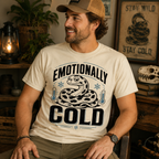 Emotionally Cold Snake T-Shirt – Funny Introvert Reptile Tee
