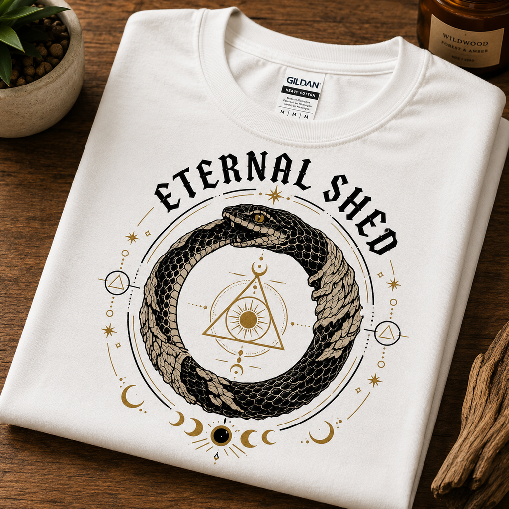 Eternal Shed: Growth & Transformation Snake Tee
