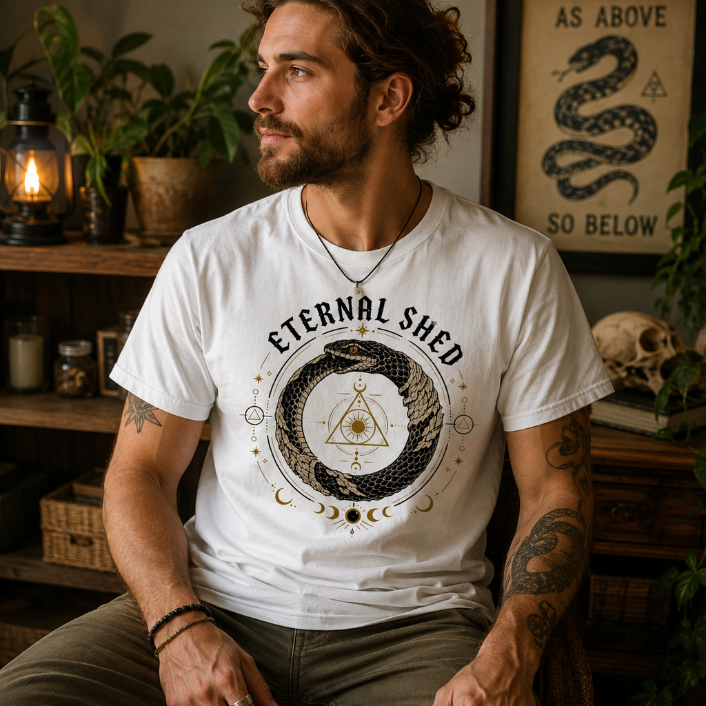 Eternal Shed: Growth & Transformation Snake Tee