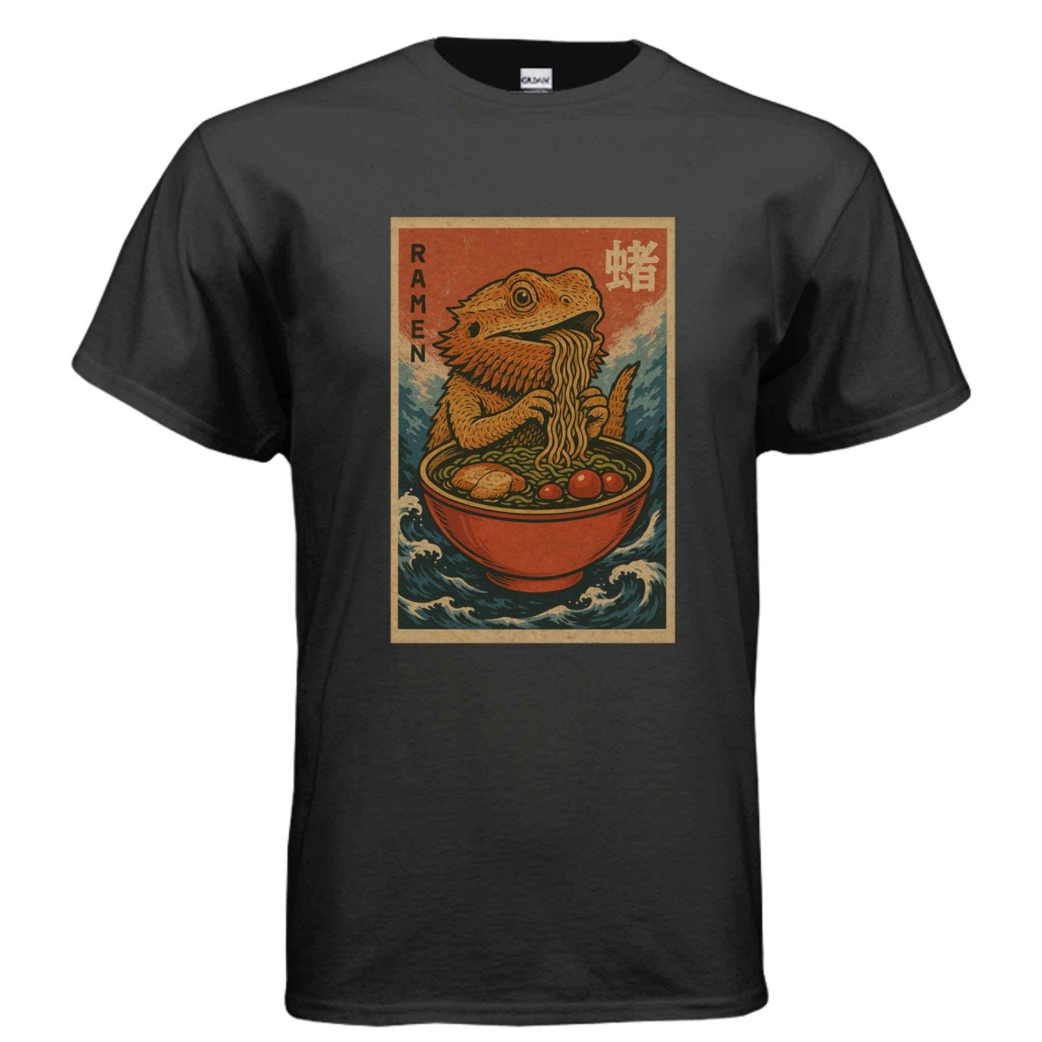 Fun Ramen Dragon Graphic Tee Shirt - Red River Exotics LLC