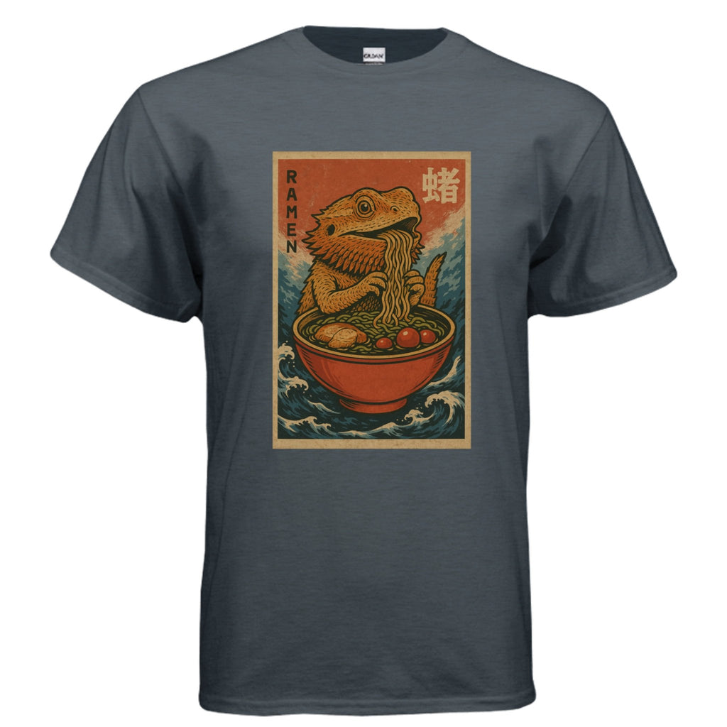 Fun Ramen Dragon Graphic Tee Shirt - Red River Exotics LLC