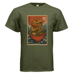 Fun Ramen Dragon Graphic Tee Shirt - Red River Exotics LLC