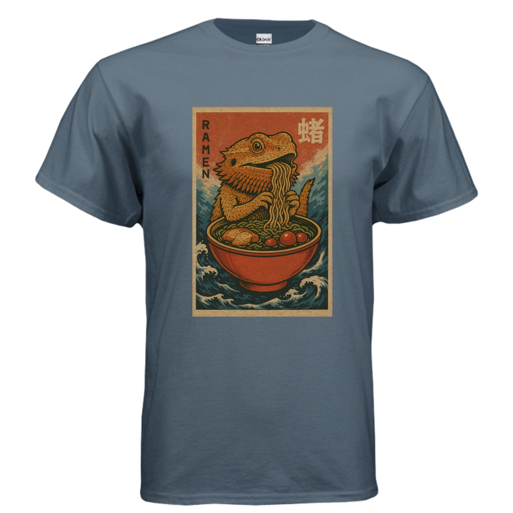 Fun Ramen Dragon Graphic Tee Shirt - Red River Exotics LLC