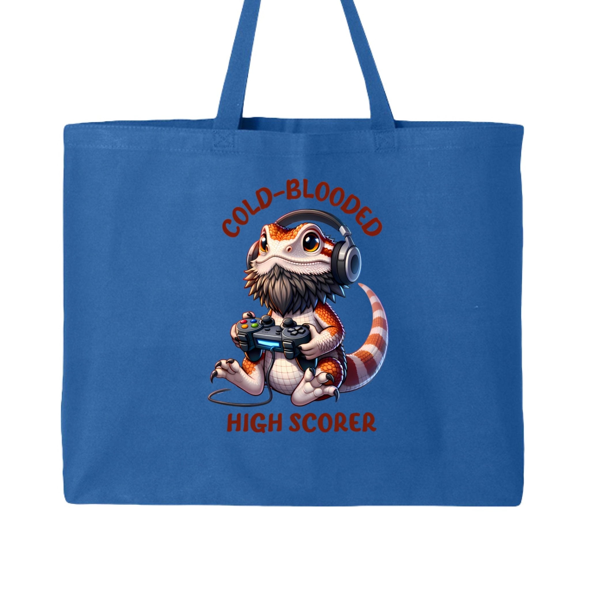 Funny High Scoring Bearded Dragan Canvas Tote Bag - Red River Exotics
