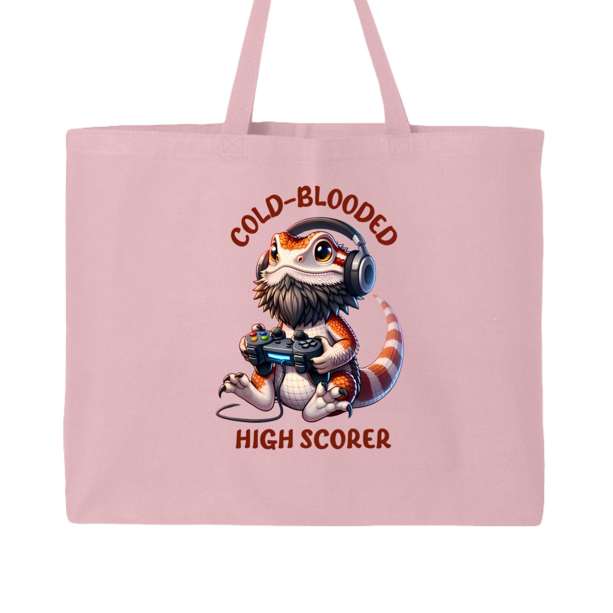 Funny High Scoring Bearded Dragan Canvas Tote Bag - Red River Exotics