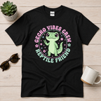 Gecko Vibes Crew Reptile Friend T-Shirt | Cute Gecko Lover Tee | Exotic Pet Shirt