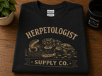 Herpetologist Supply Co. T-Shirt | Reptile & Amphibian Lover Tee