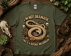 I’m Not Dramatic This Is A Defense Mechanism Shirt | Funny Hognose Snake Tee 🐍😂