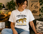 I Have No Idea What’s Going On Leopard Gecko Shirt | Funny Reptile Tee 🦎😂