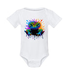 Bright & Fun Infant Rainbow Leopard Gecko Onesie - Red River Exotics
