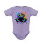 Bright & Fun Infant Rainbow Leopard Gecko Onesie - Red River Exotics