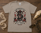 Introverted but Will Strike - Snake and Dagger Tee