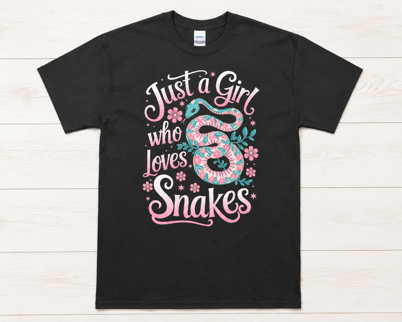 Just a Girl Who Loves Snakes Shirt | Cute Snake Lover Tee