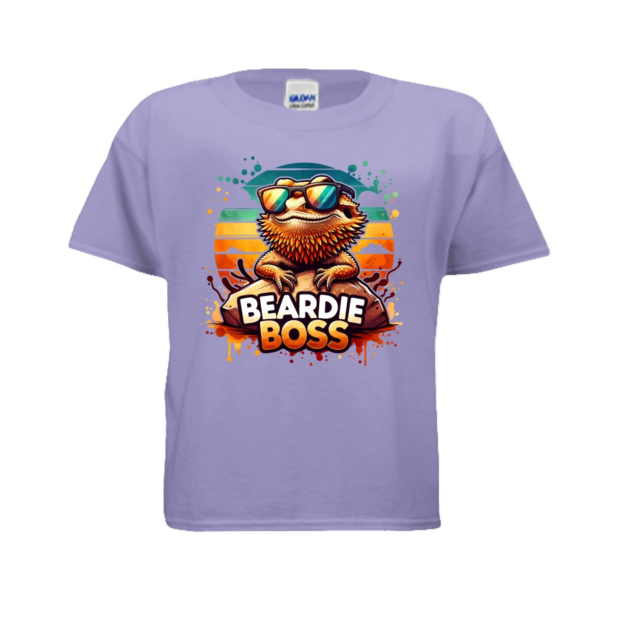 Fun and Funny Kids Beardie Boss Tshirt - Red River Exotics