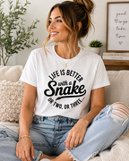 Life Is Better With a Snake Shirt | Funny Snake Lover Tee
