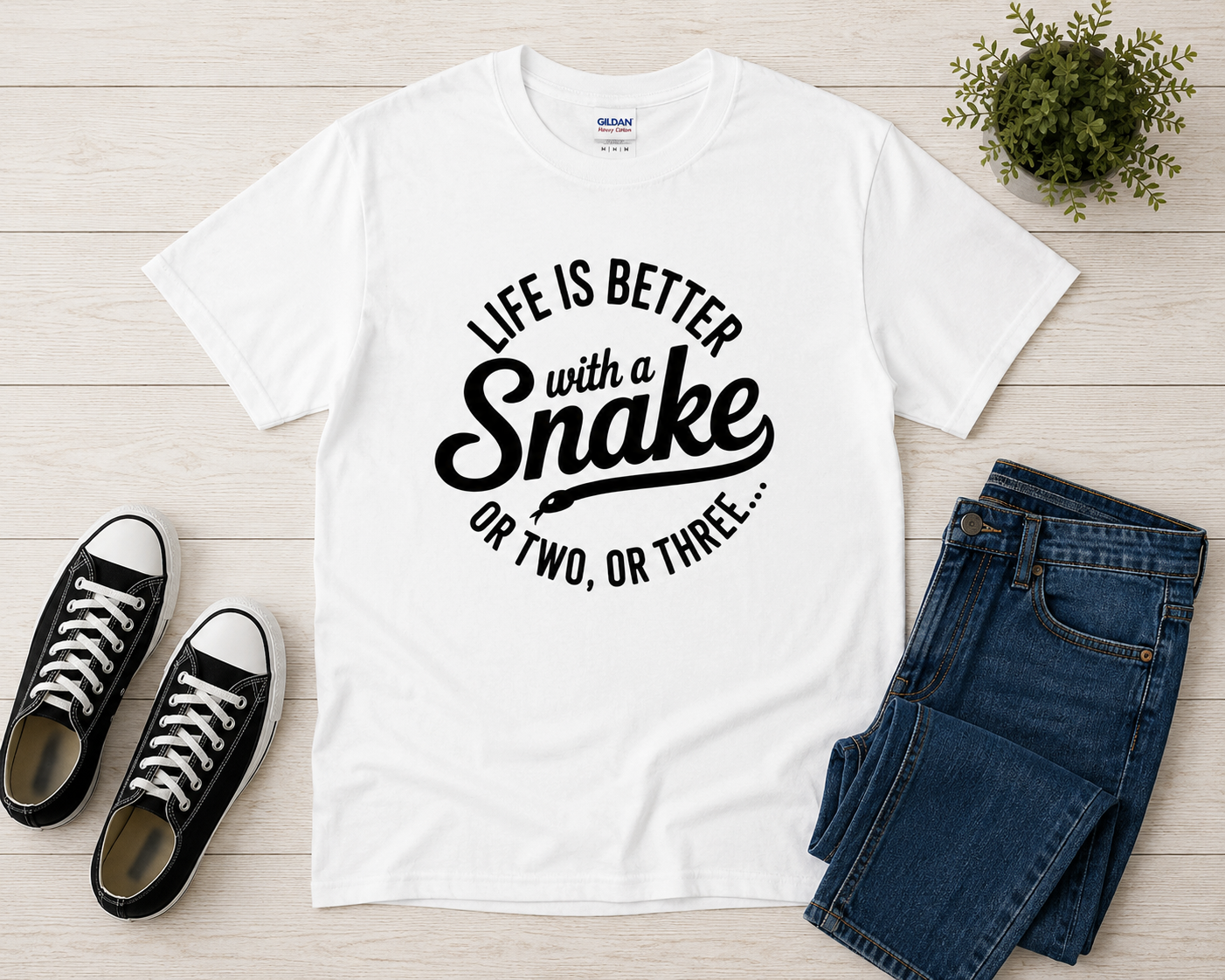 Life Is Better With a Snake Shirt | Funny Snake Lover Tee
