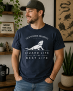 Lizard Life Is the Best Life Bearded Dragon T-Shirt | Cold Blooded Collective
