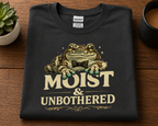Moist & Unbothered Tree Frog T-Shirt | Funny Frog Lover Tee