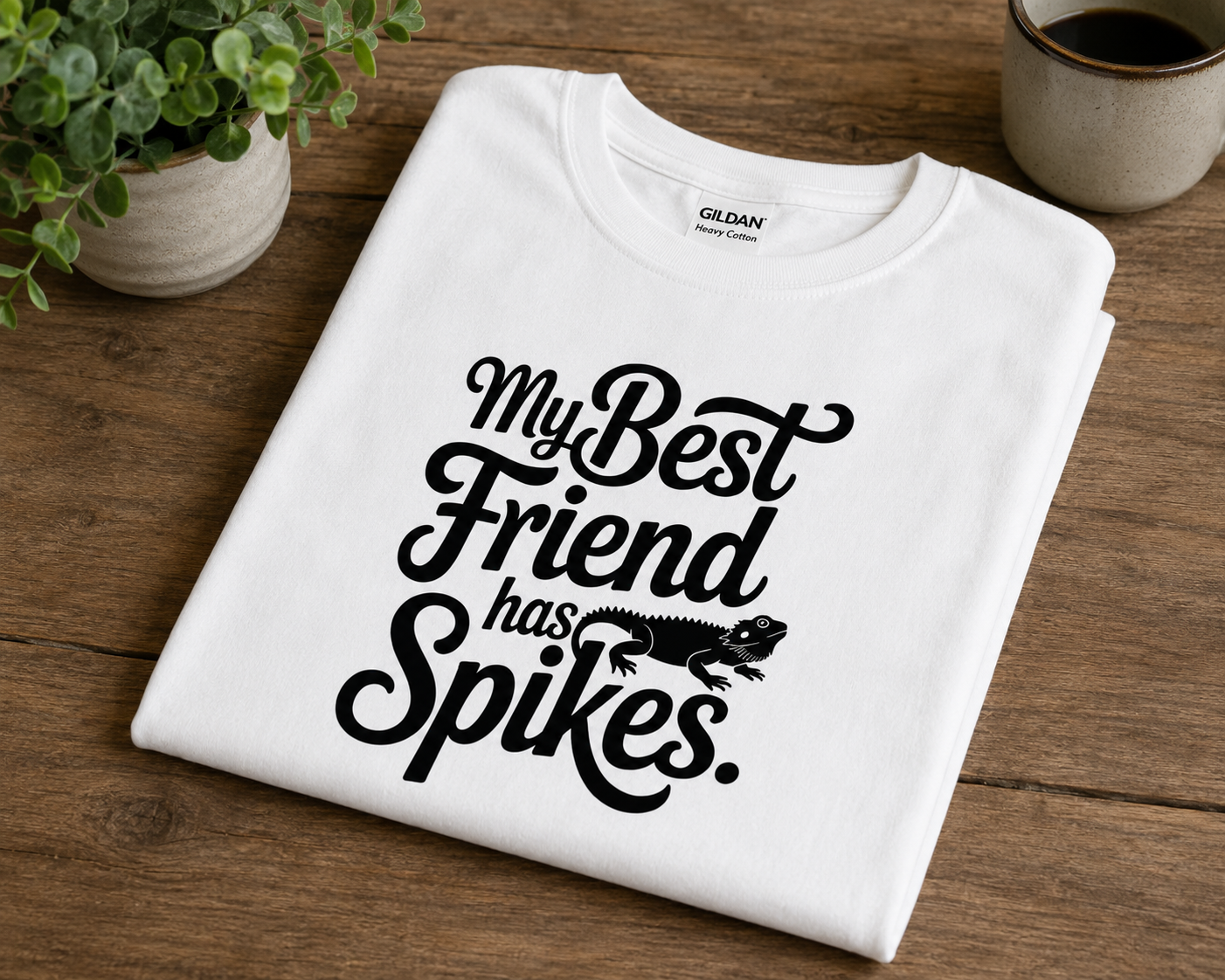 My Best Friend Has Spikes Shirt | Bearded Dragon T-Shirt for Reptile Lovers