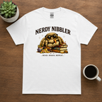 Nerdy Nibbler Jumping Spider T-Shirt | Funny Book Lover Spider Tee