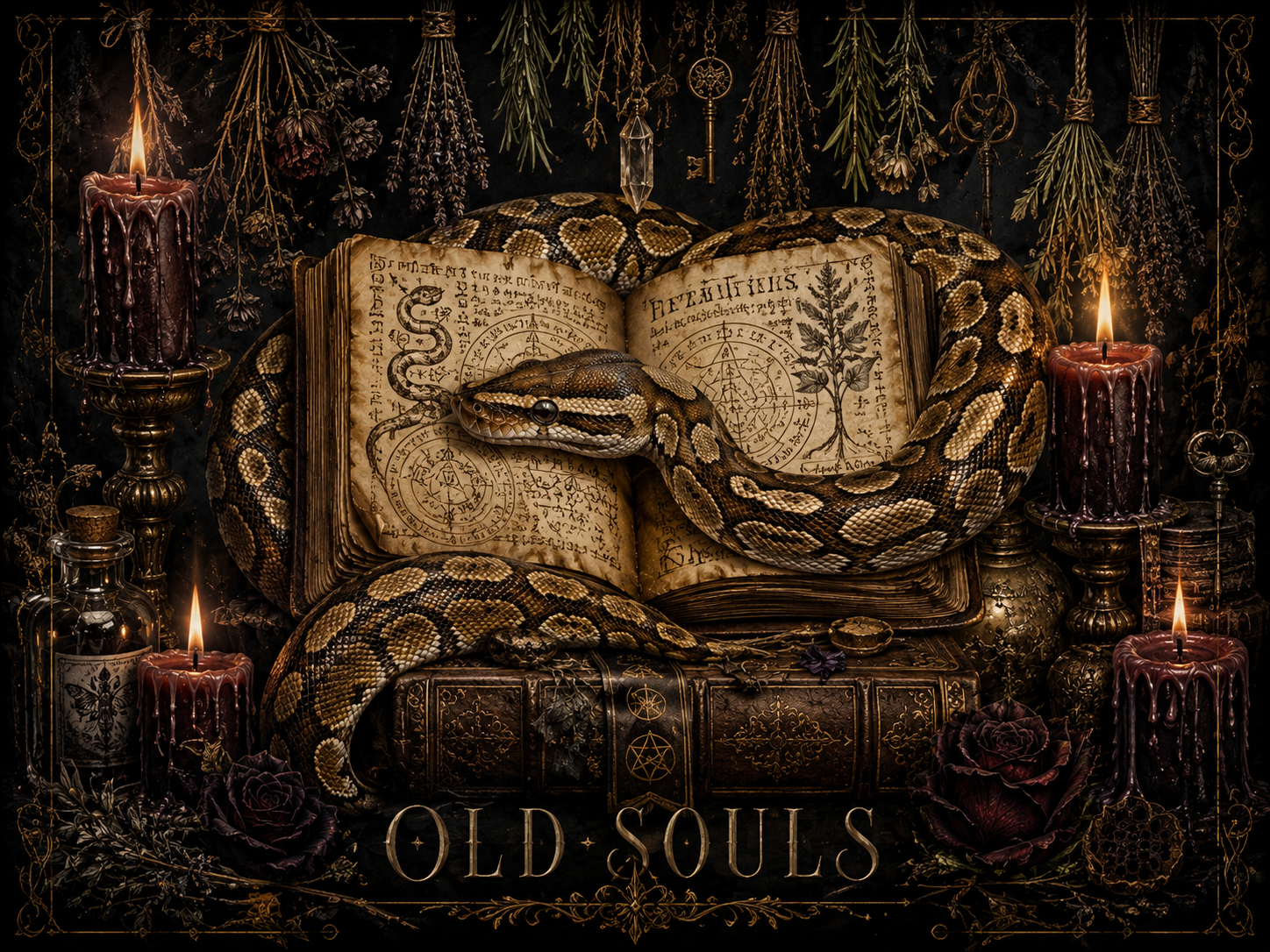 Snake & Grimoire 20oz Stainless Tumbler – Old Souls Gothic Travel Cup