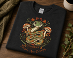 Snakes Because People Are Creepy Shirt | Funny Snake Lover Graphic Tee for Introverts