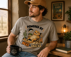 Powered by Heat and Snack - Bearded Dragon Graphic Tee
