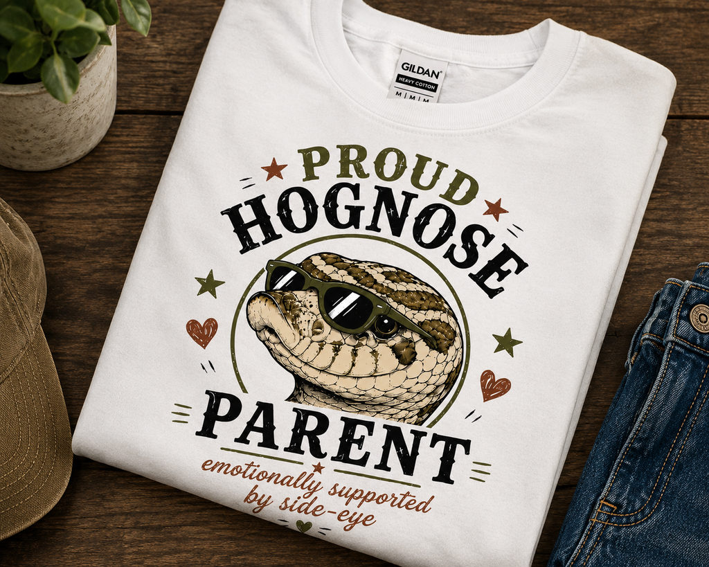 Proud Hognose Parent T-Shirt | Funny Hognose Snake Lover Tee