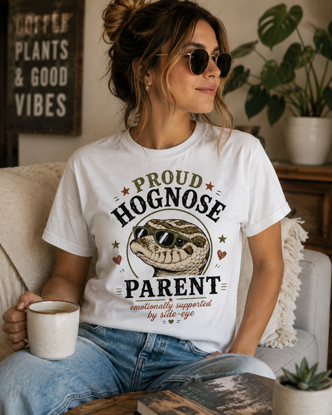 Proud Hognose Parent T-Shirt | Funny Hognose Snake Lover Tee