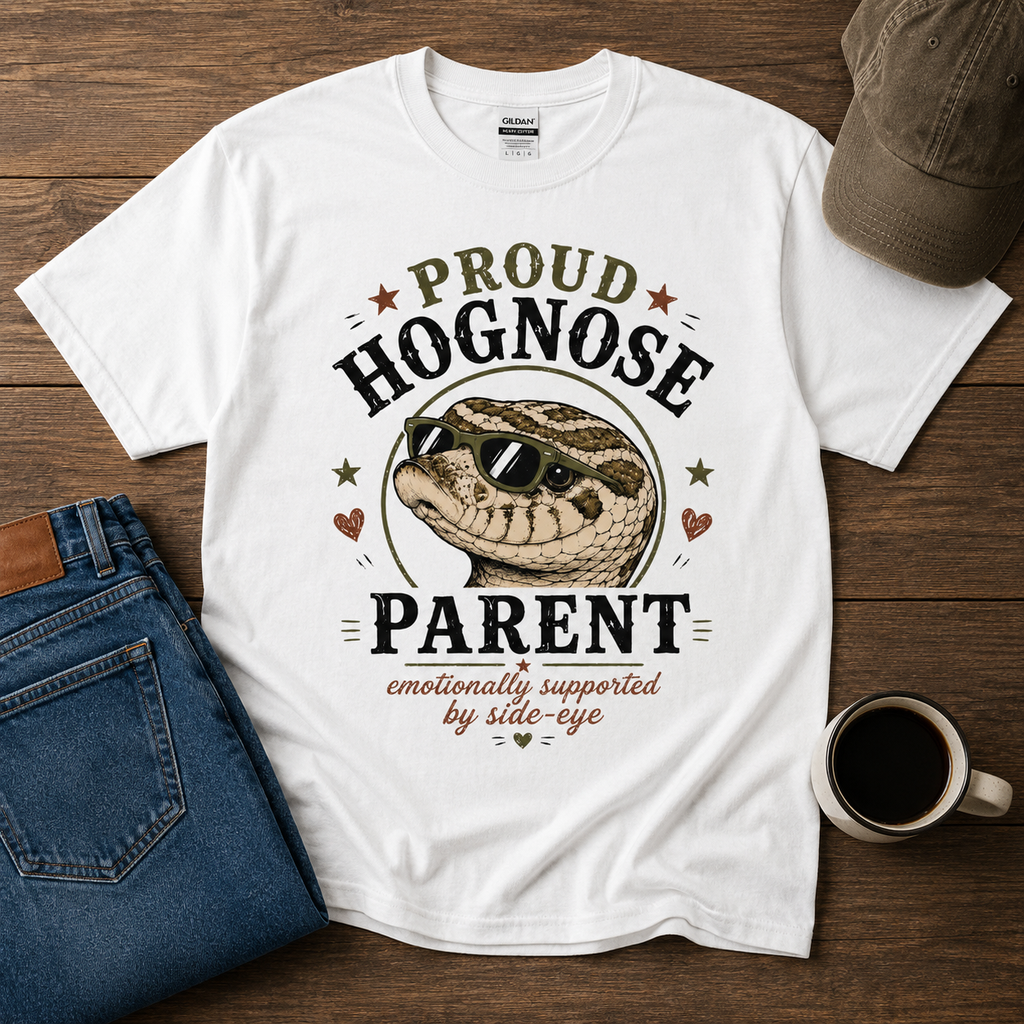 Proud Hognose Parent T-Shirt | Funny Hognose Snake Lover Tee