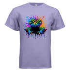 Adult T-shirt: Rainbow Leopard Gecko Tee - Red River Exotics