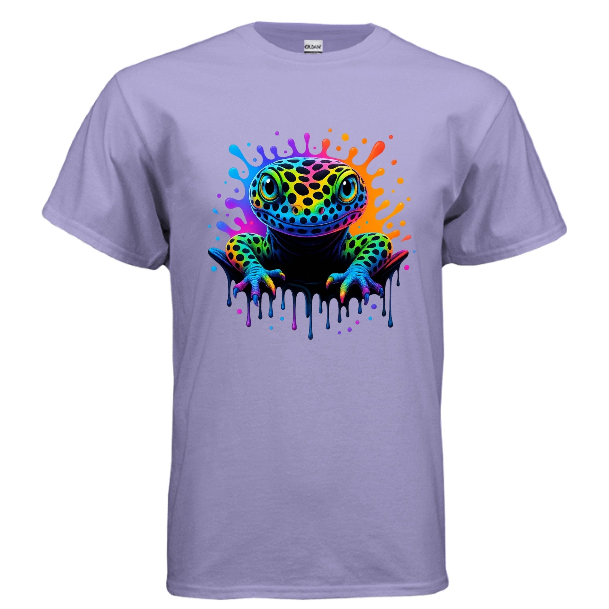 Adult T-shirt: Rainbow Leopard Gecko Tee - Red River Exotics