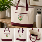 Red River Exotics Tote Bag | Reptile Lover Canvas Carry Bag
