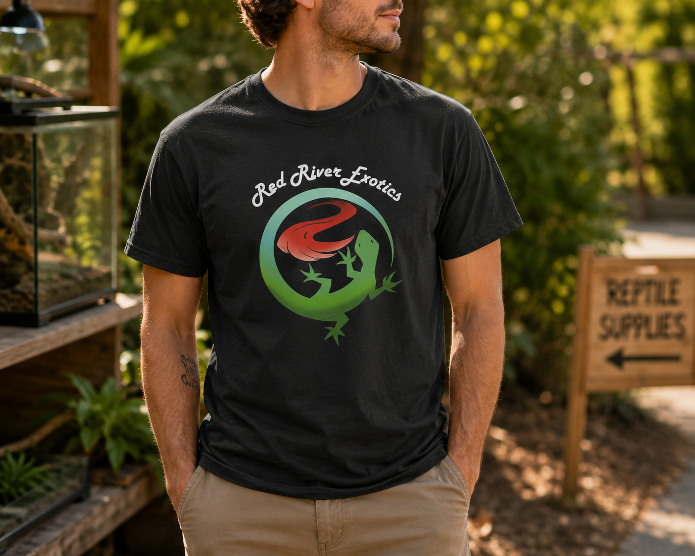 Red River Exotics Logo Shirt | Official Reptile Lover Tee