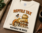 Reptile Tax Bearded Dragon Shirt | Funny Beardie Lover Graphic Tee for Reptile Owners