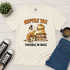 Reptile Tax Bearded Dragon Shirt | Funny Beardie Lover Graphic Tee for Reptile Owners