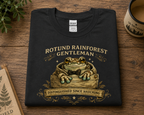 Rotund Rainforest Gentleman Frog T-Shirt | Funny Milk Frog Tee