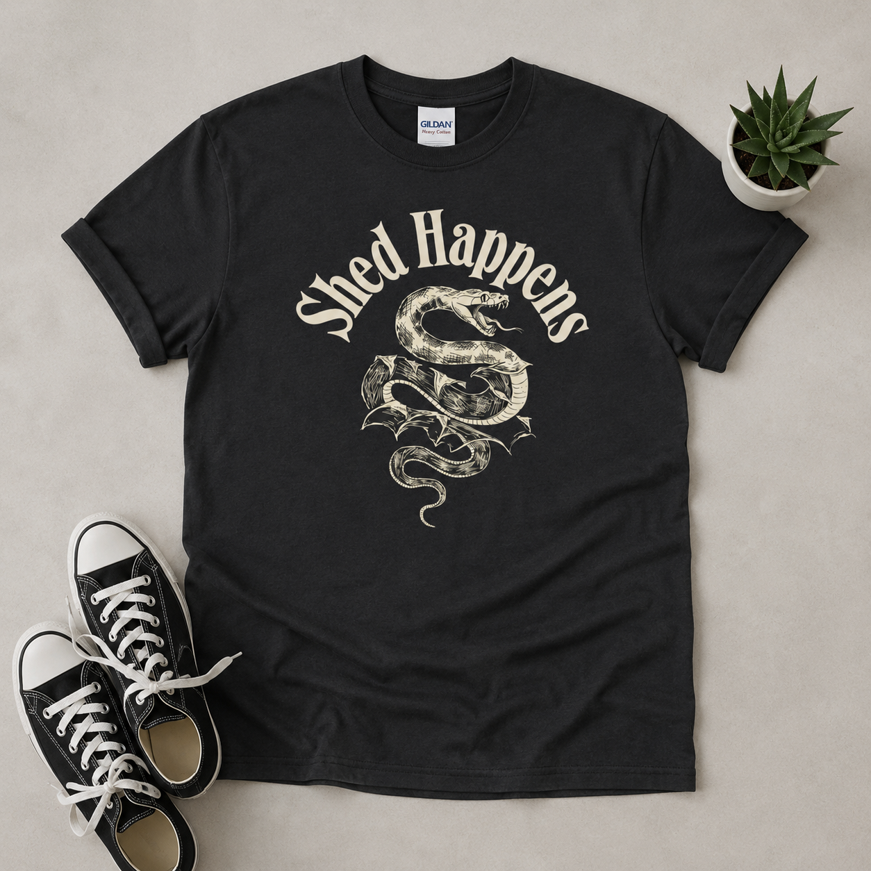Shed Happens Snake Shirt | Funny Snake Lover Reptile Tee