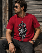 Snake Dagger T-Shirt – Serpent & Steel Graphic Tee