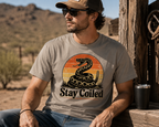 Stay Coiled - Retro Rattlesnake Tee