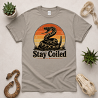 Stay Coiled - Retro Rattlesnake Tee